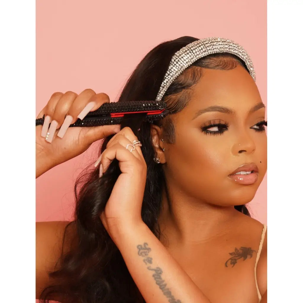Mini Louboutin Diamond Flat Iron Bella Monroe Hair